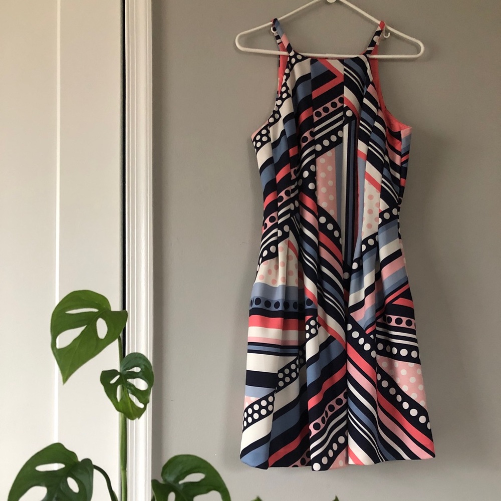 Vince Camuto Pattern Dress Size 14